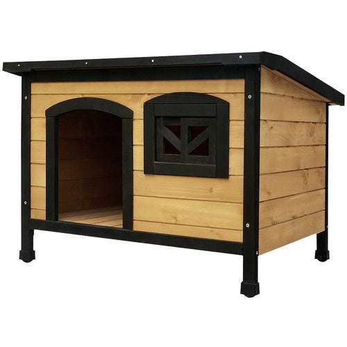 i.Pet Dog Kennel Extra Large Wooden Outdoor Indoor Puppy Pet House