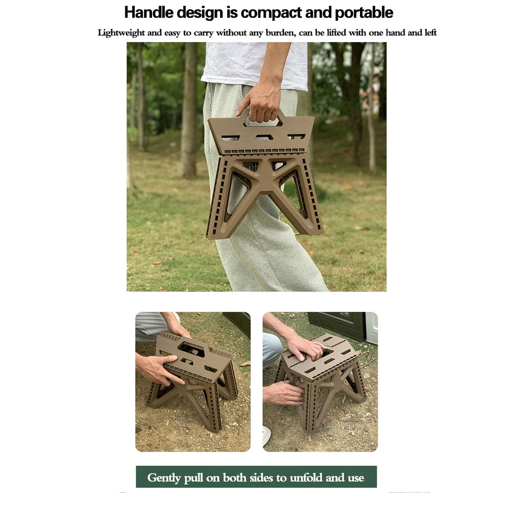 Portable Folding stool High Load Bearing Durable footstool Foldable