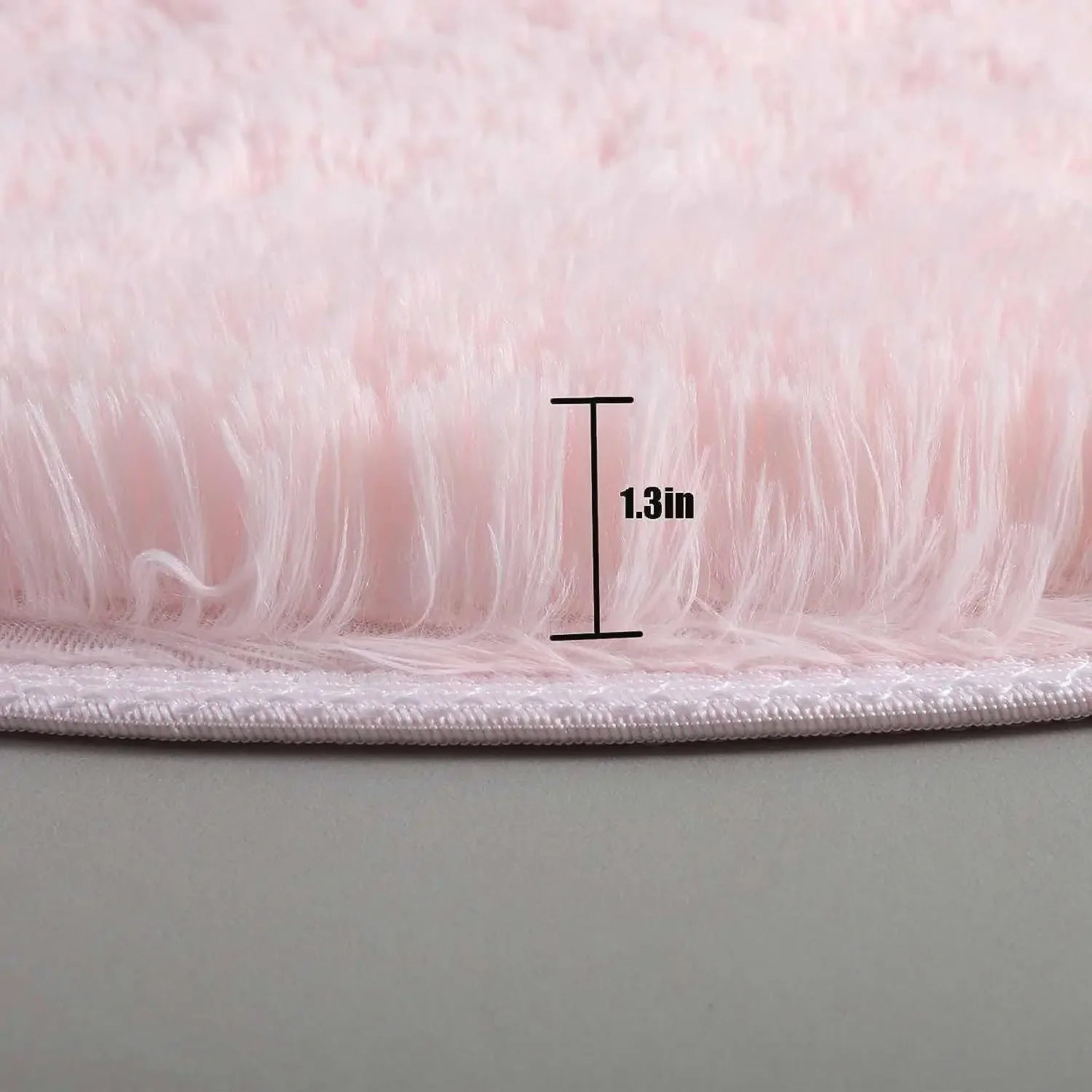 Super Soft Plush Round Rug Mat Fluffy White Carpets For Living Room