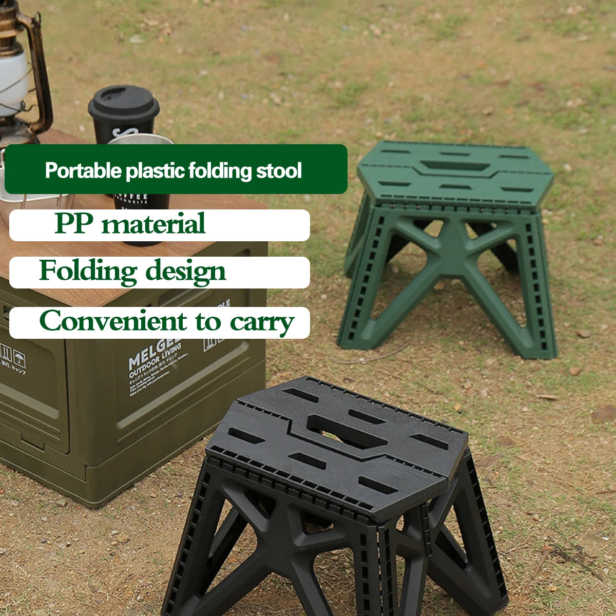 Portable Folding stool High Load Bearing Durable footstool Foldable